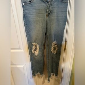 Girls Size 14 Distressed Jeans